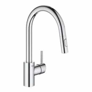 GROHE Concetto bruser køkkenarmatur, højt udløb, zero