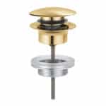 Grohe Bundventil, Push Open, Børstet Messing Produkt