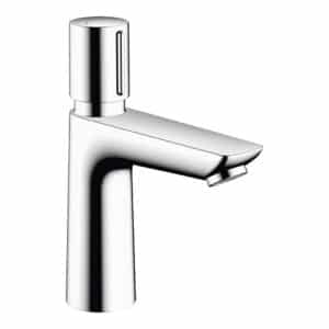 hansgrohe Talis E håndvaskarmatur selvluk med temperaturregulering 111mm tud