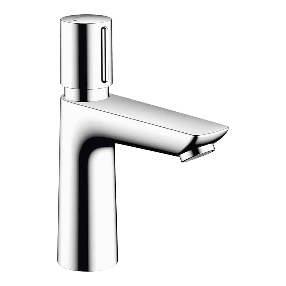 hansgrohe Talis E håndvaskarmatur selvluk med temperaturregulering 111mm tud
