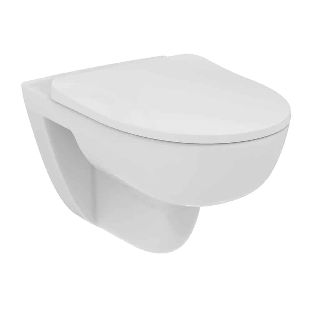Ideal Standard i.life hængetoiletskål & sæde. Hvid