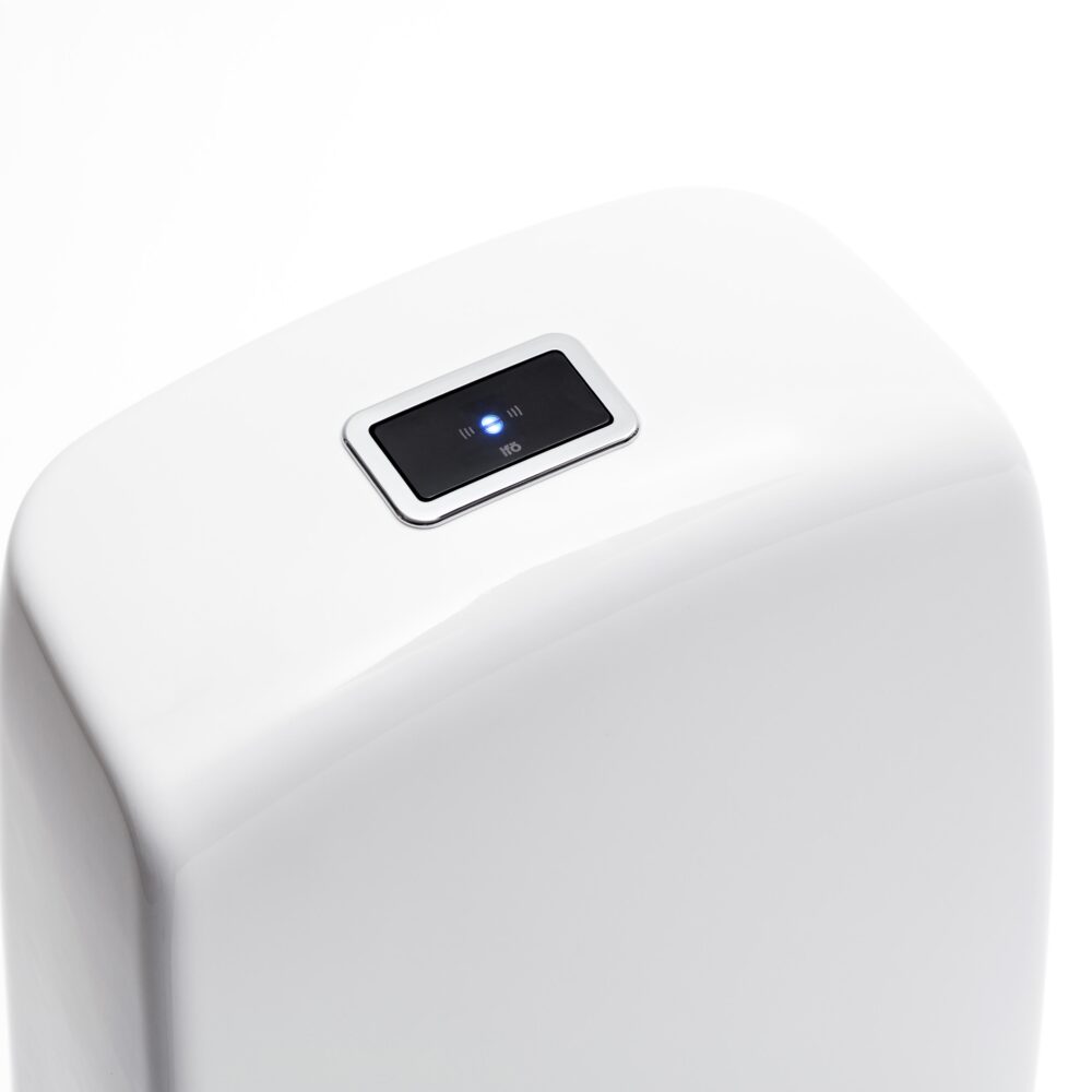 Ifö spira toilet, uden skyllekant, rengøringsvenlig, hvid1