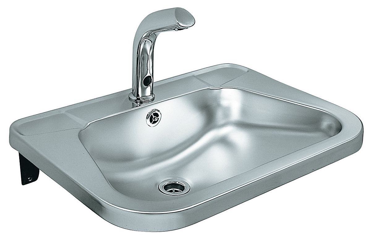 Intra Juvel håndvask, 56 cm x 42 cm, rustfri stål, Type RS72, uden bundventil & beslag