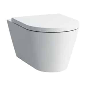 Kartell by Laufen sampak rimless, skål+sæde med softclose. Hvid