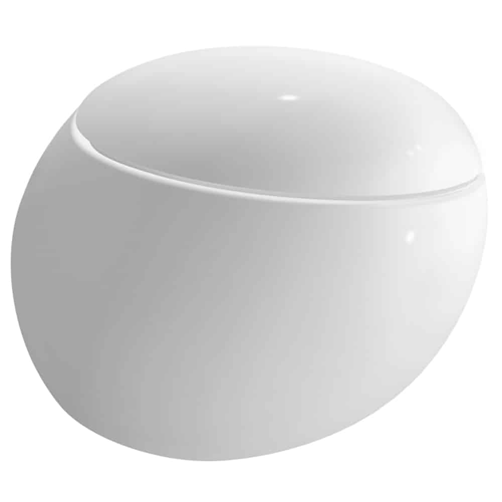 Laufen Alessi hængeskål 58,5 cm design skål, rimless, easyfit husk sæde 615510000