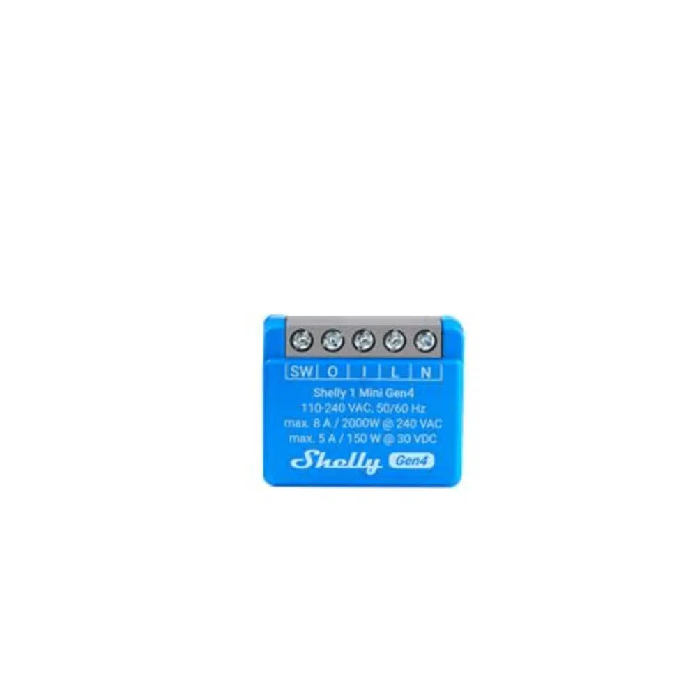 Shelly 1 mini gen4 wifi & zigbee relæ1