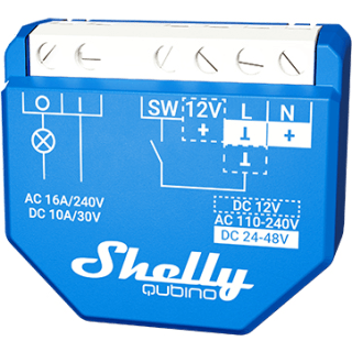 SHELLY QUBINO WAVE 1 Z WAVE 16A RELÆ