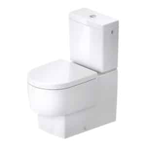 Duravit Balcoon gulvstående toilet, 650 mm, rimless, hvid glans