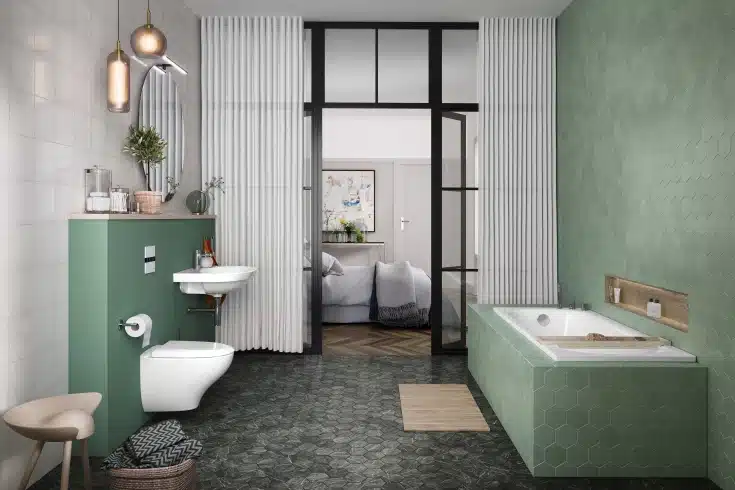 Gustavsberg estetic hængeskål med soft close sæde. Åben skyllerand. Hvid ceramic+ Gustavsberg estetic hængeskål med soft close sæde. Åben skyllerand. Hvid ceramic+