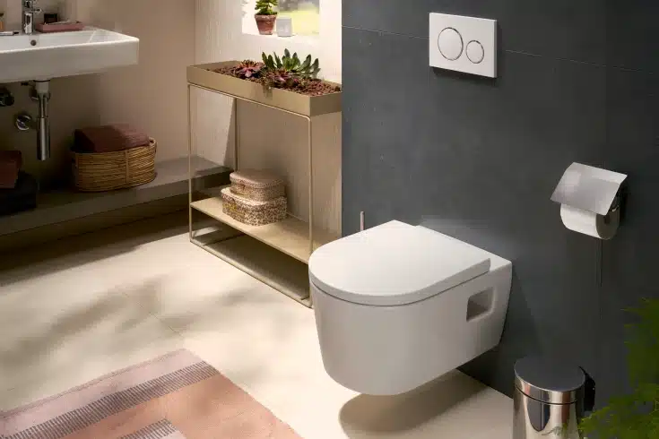 Hansgrohe elupura original q toilet væghængt toilet 540 aquachannel flush hvid Hansgrohe elupura original q toilet væghængt toilet 540 aquachannel flush hvid