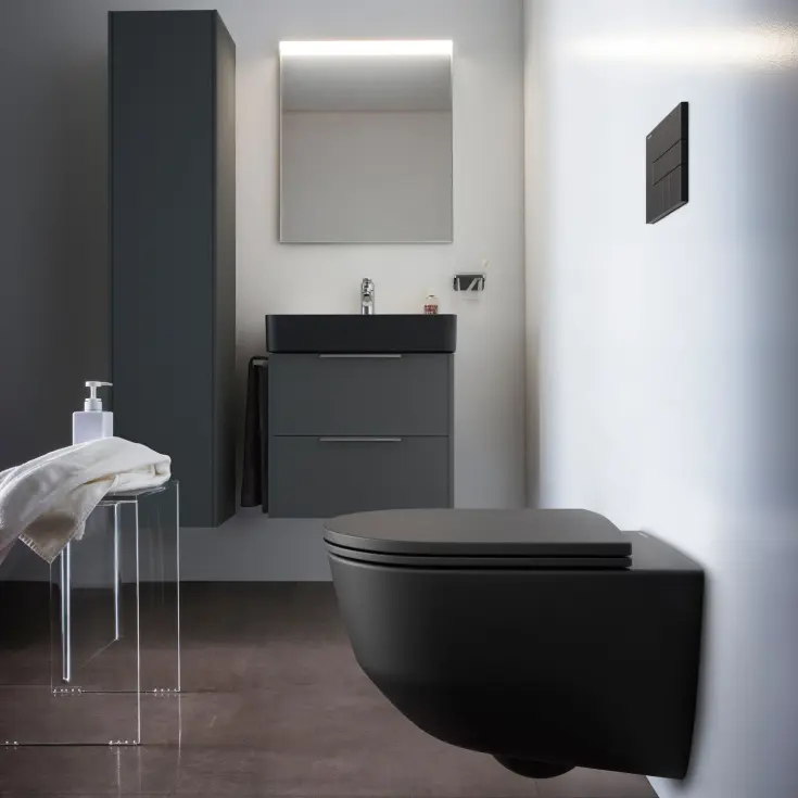 Laufen pro rimless hængeskål. Matsort Laufen pro rimless hængeskål. Matsort