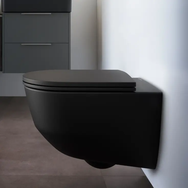 Laufen pro rimless hængeskål. Matsort Laufen pro rimless hængeskål. Matsort
