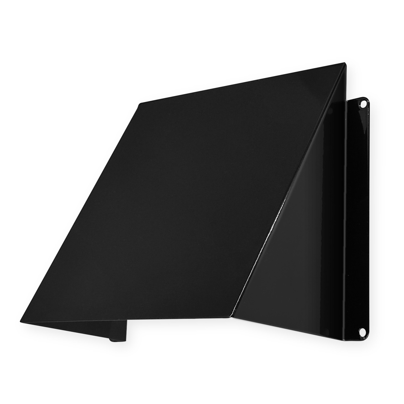 Eurovent Stormskærm - Sort , 150x150mm