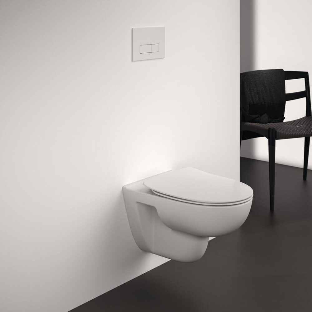 Ideal standard i. Life hængetoiletskål & sæde. Hvid