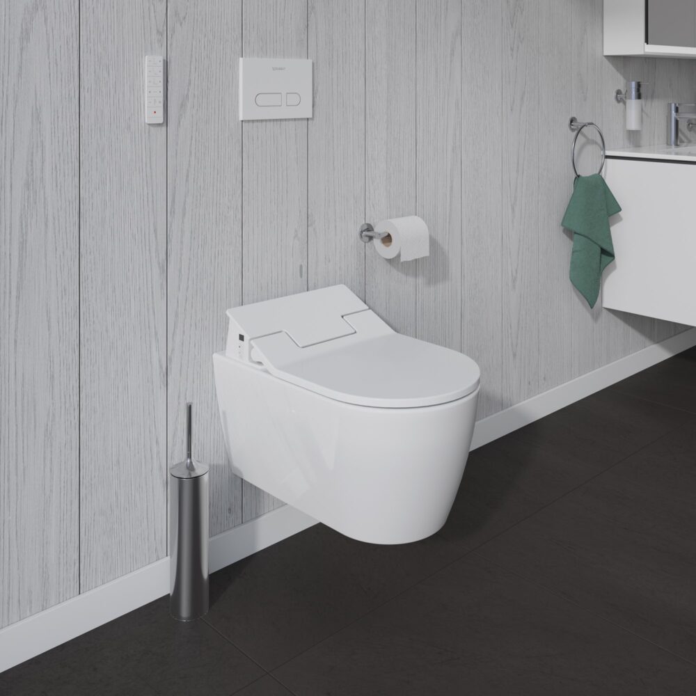Duravit me by starck hængeskål 370x570 mm. Åben skyllerende. Wondergliss