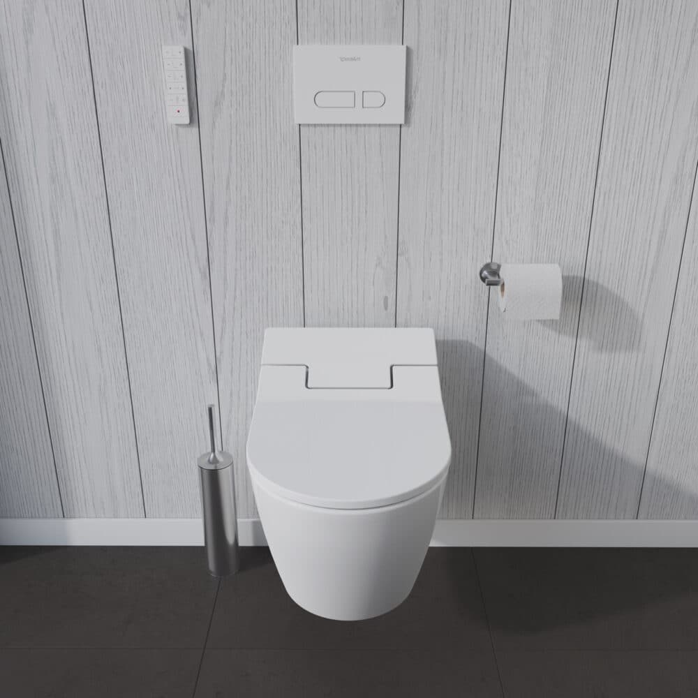 Duravit me by starck hængeskål 370x570 mm. Åben skyllerende. Wondergliss