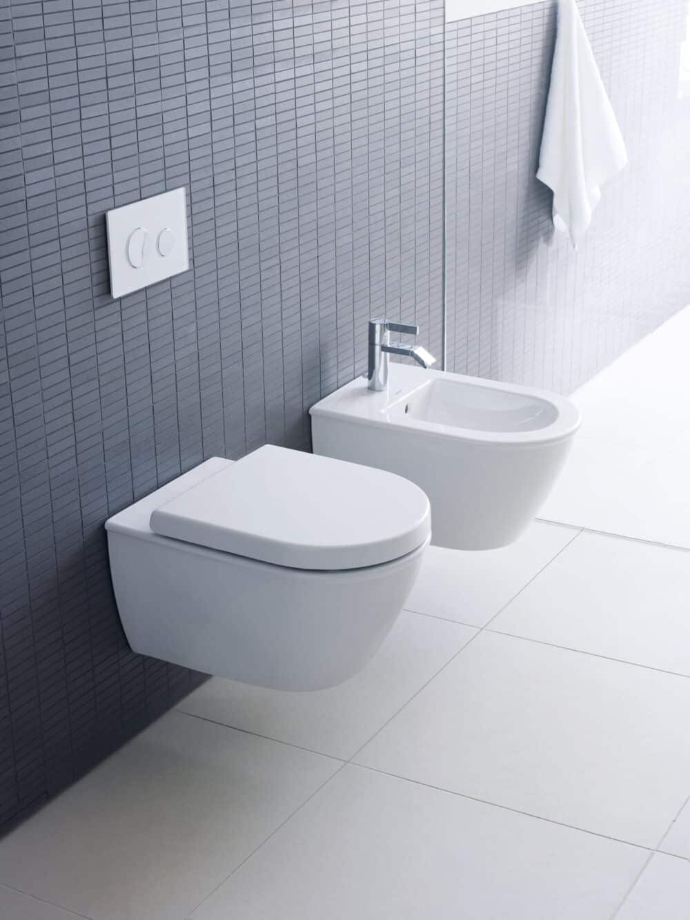 Duravit darling new vægtoilet 370x540mm med skjult montering og wondergliss