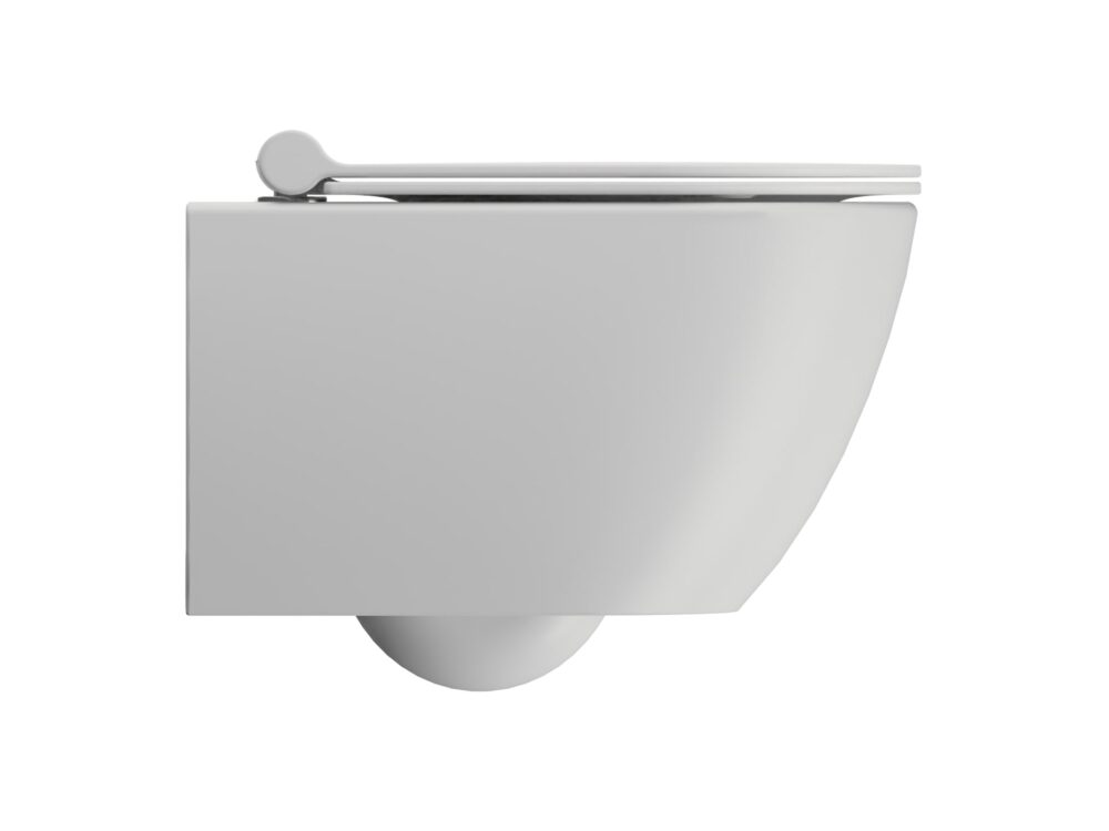 Gsi pura vægtoilet 50x36cm med swirlflush mat hvid