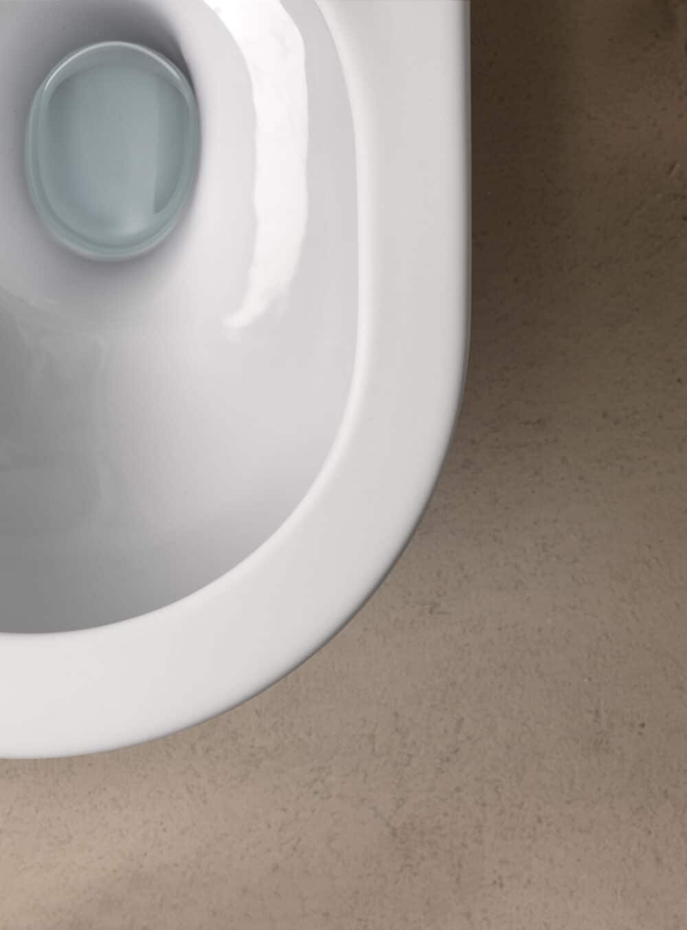 Gsi pura vægtoilet 50x36cm med swirlflush mat hvid