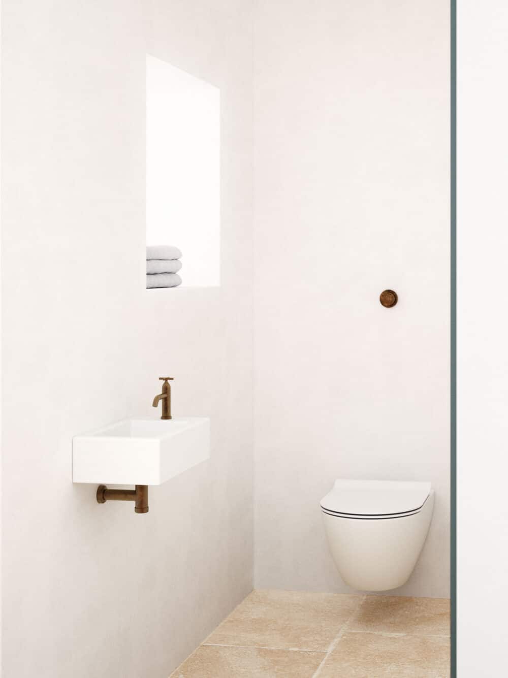 Gsi pura vægtoilet 50x36cm med swirlflush mat hvid