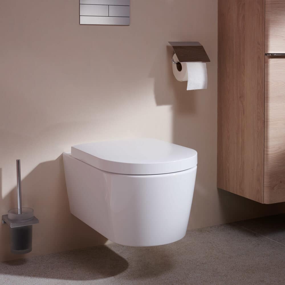 Hansgrohe elupura s væghængt toilet 540 uden skyllerand hvid