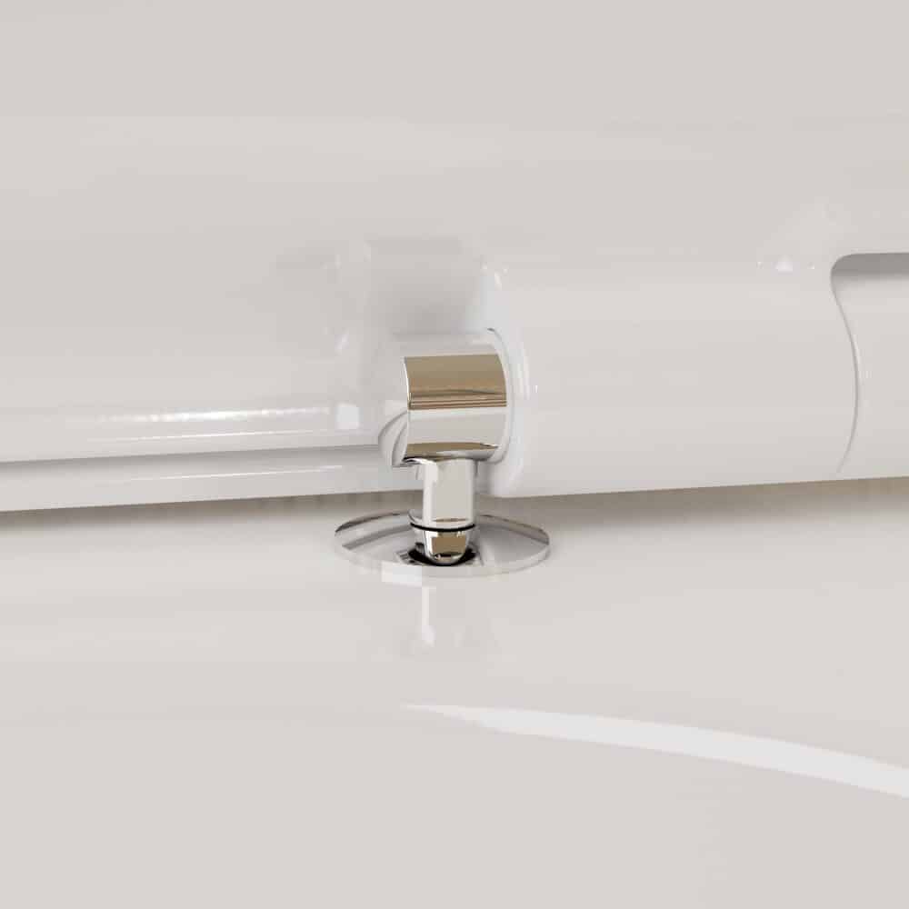 Hansgrohe elupura s væghængt toiletsæt 540 uden skyllerand med toiletsæde med låg,