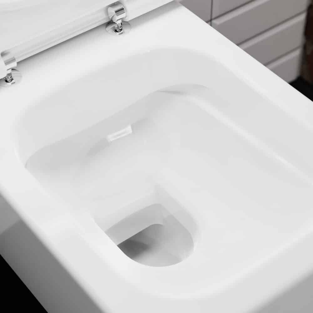 Hansgrohe elupura q væghængt toilet 540 uden skyllerand hvid
