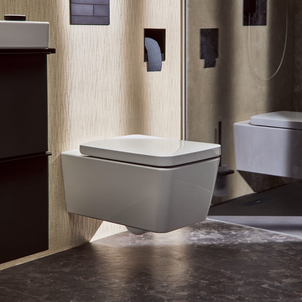 Hansgrohe elupura q væghængt toilet 540 uden skyllerand hvid