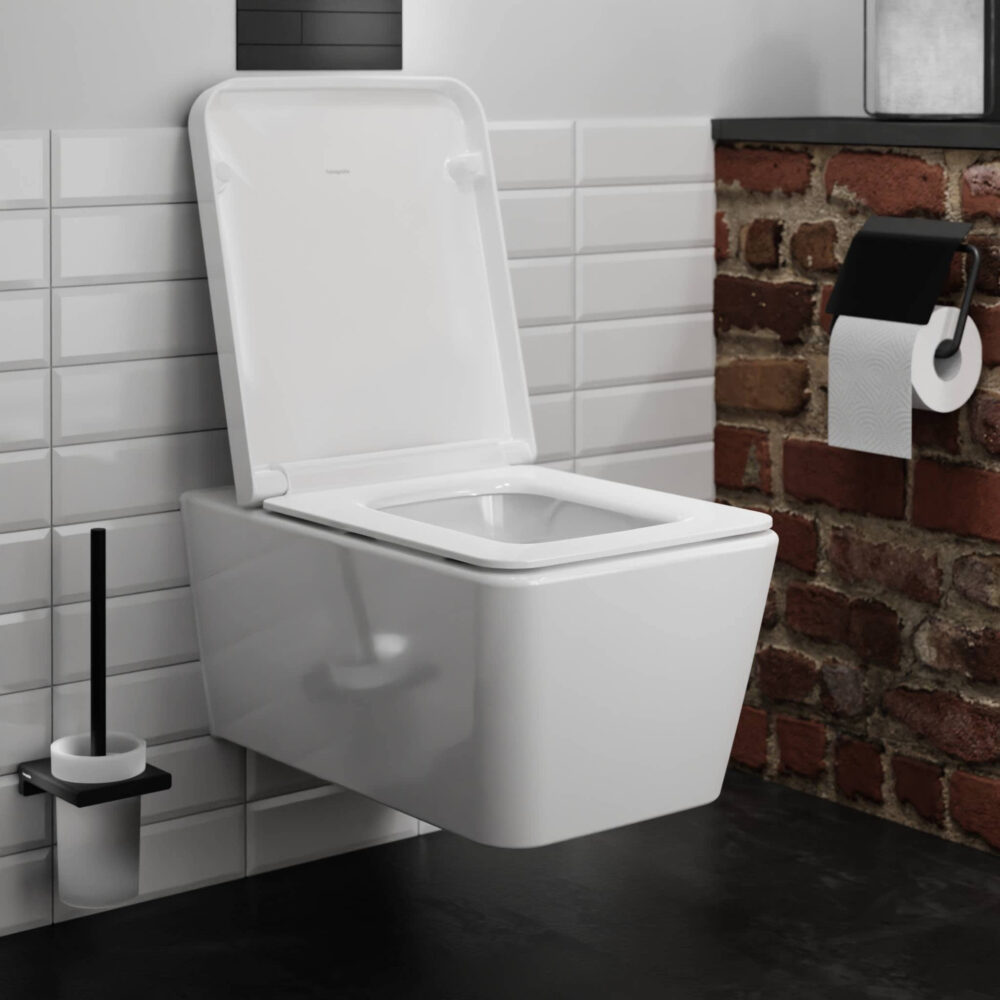 Hansgrohe elupura q væghængt toilet 540 uden skyllerand hvid