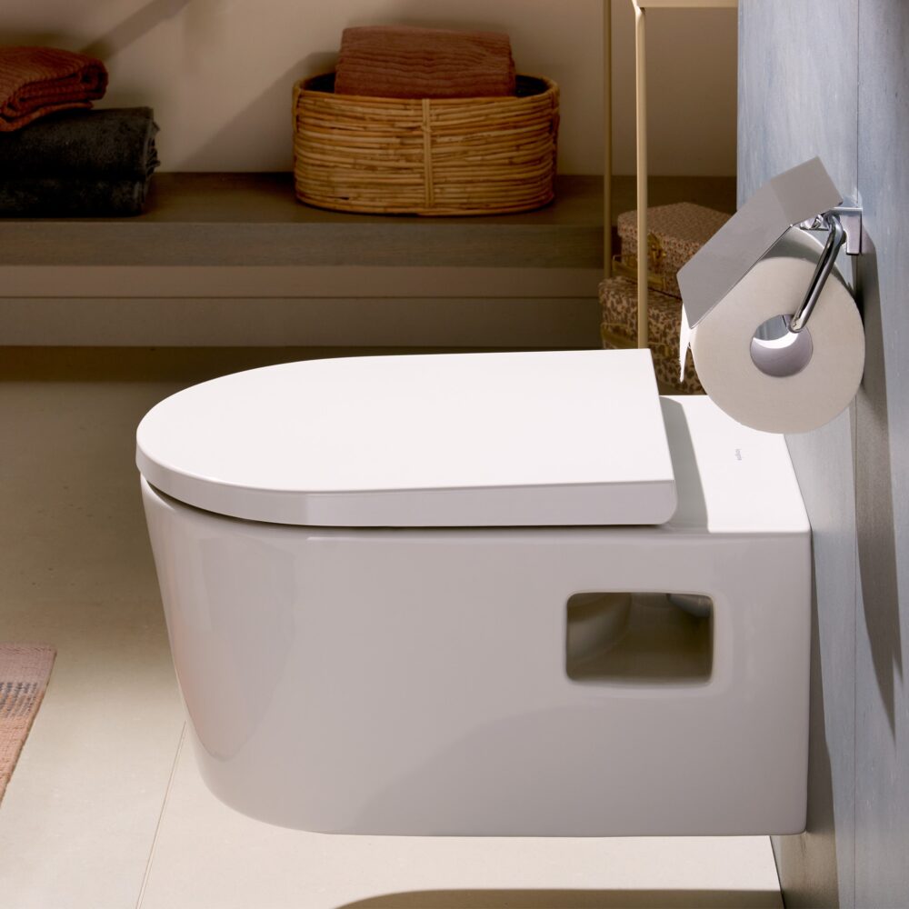 Hansgrohe elupura original q toilet væghængt toilet 540 aquachannel flush hvid