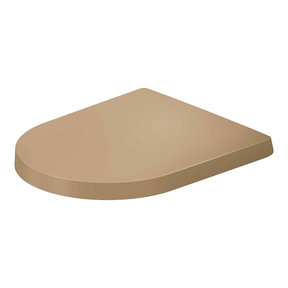 Duravit Balcoon toiletsæde ler terra, med softclose, 458 mm