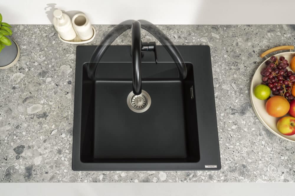 Hansgrohe vernis blend m35 køkkenarmatur 260, 1jet, mat sort