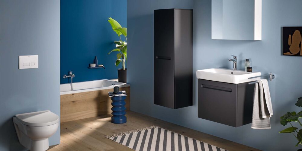 Duravit no. 1 hængeskål compact 480mm, rimless. Hvid højglans