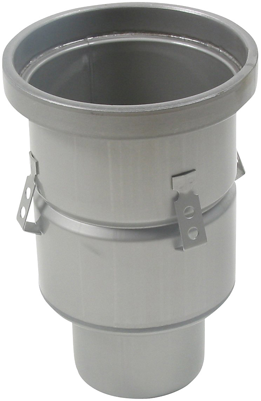 Blücher Industrigulvafløb lodret Ø110 mm udløb, Ø205 mm ramme. Til epoxy. Syrefast stål