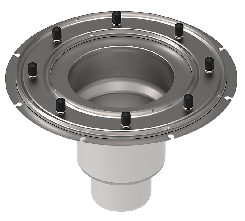 Blücher underdel Ø110/200mm. Syrefast stål