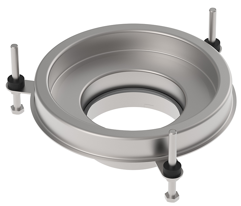 Blücher overdel Ø110/Ø200mm. Med børering. Til epoxy