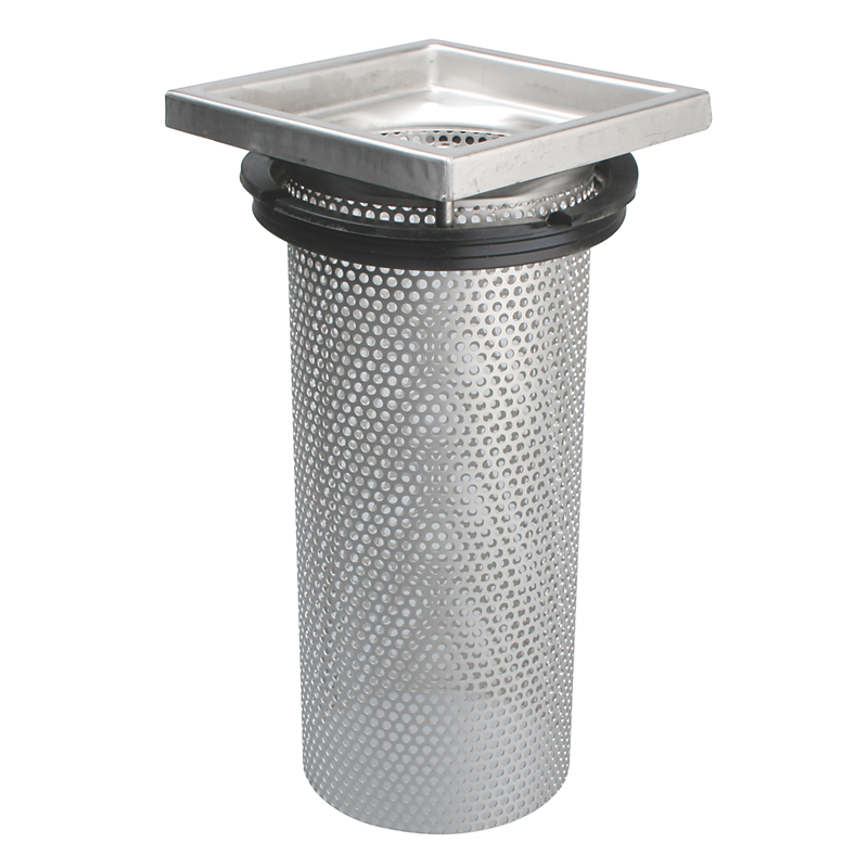 Blücher industri overdel Ø160x200mm til udendørs afløb. Syrefast stål