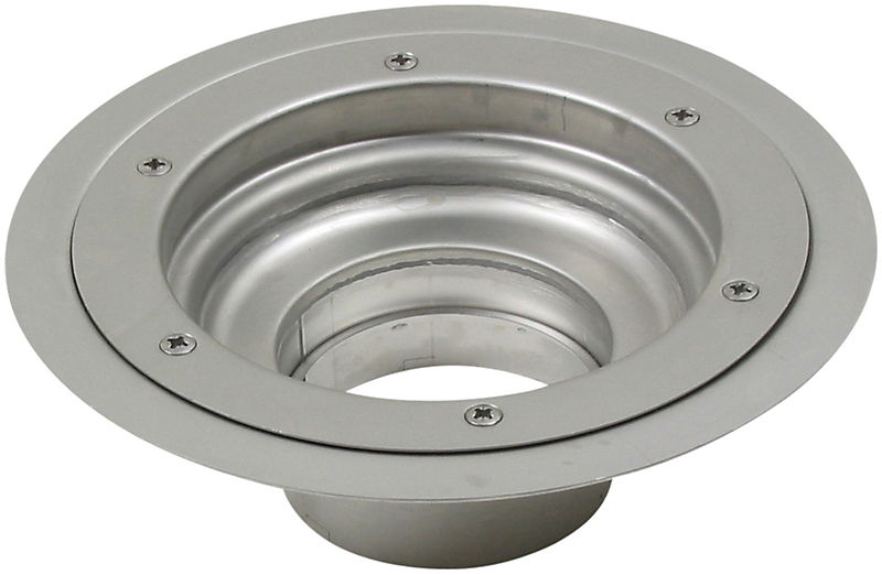 Blücher overdel Ø110/Ø200mm. Med børering. Til vinyl