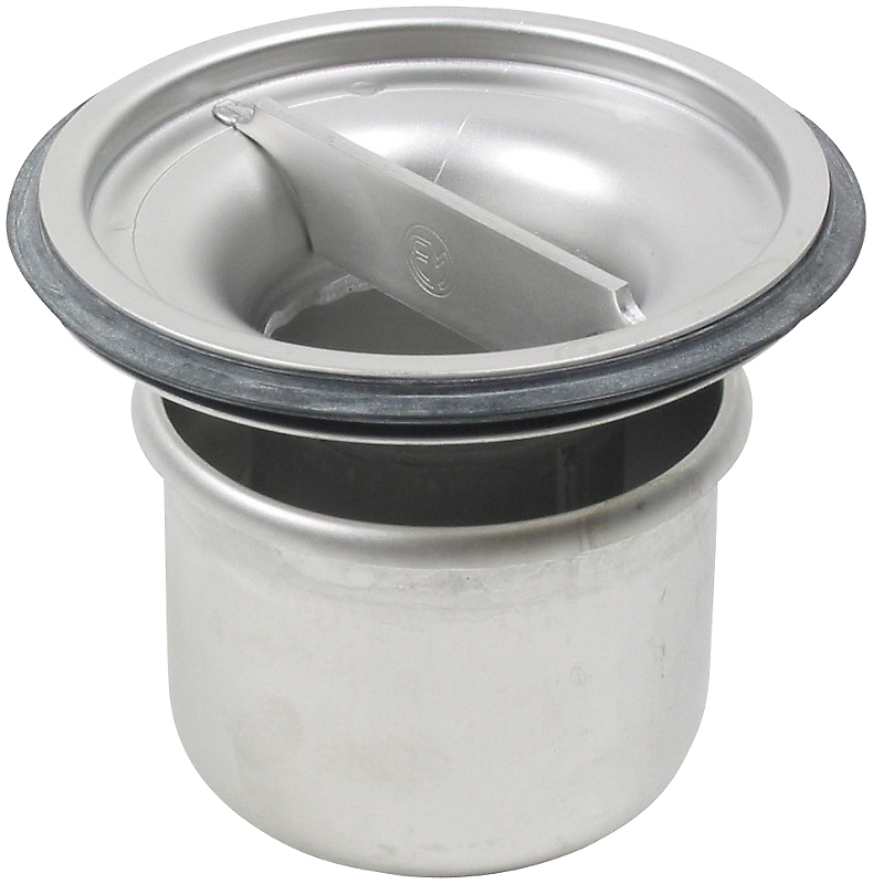 Blücher indbygningsvandlås. Syrefast stål