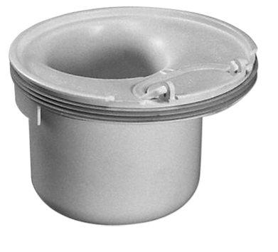 Purus Ran vandlås til afløb med Ø125 mm i vinylgulve