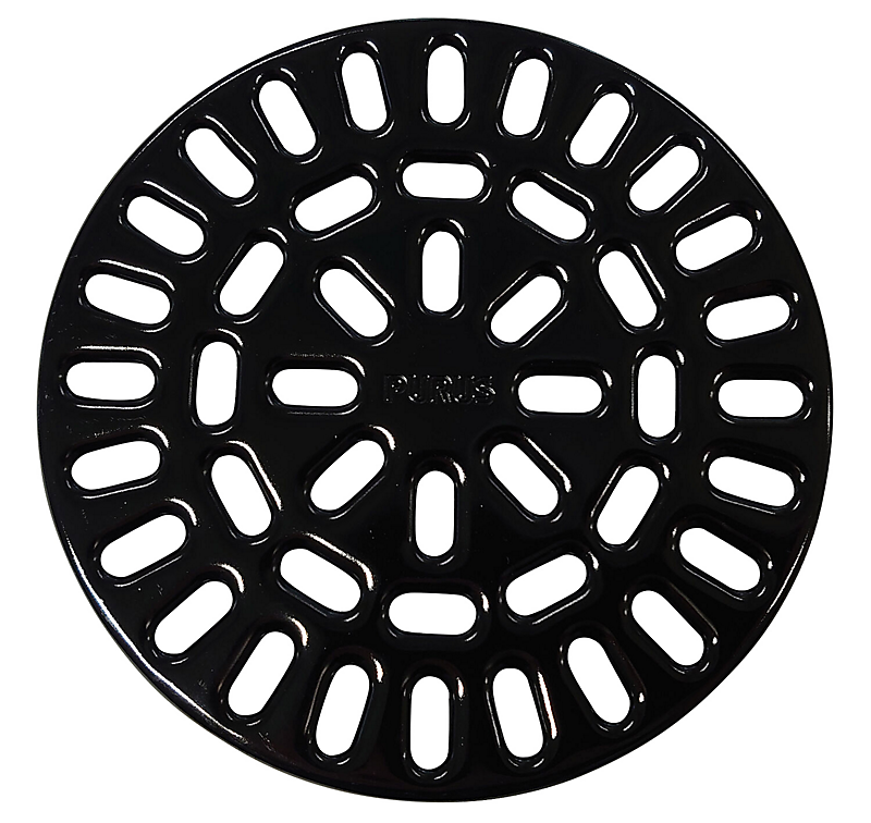 PURUS rist Ø150mm, uden hul. Til vinyl. Sort, PVD behandlet. Syrefast stål