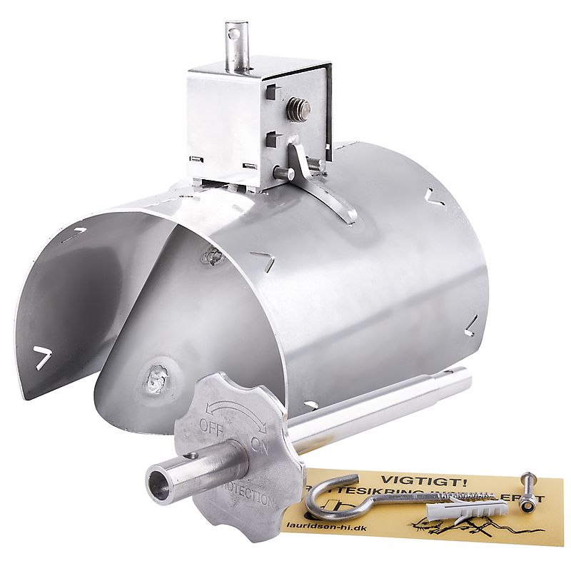 Lauridsen SMART rottespærre Ø190 mm (180-190 mm). AISI316 rustfrit stål