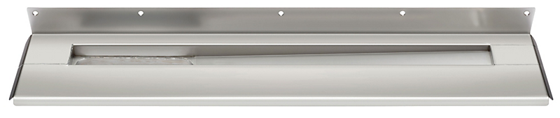 Unidrain 1004 Afløbsarmatur 800mm med bagvæg vægflange og sideudløb til venstre