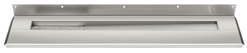 Unidrain 1004 Afløbsarmatur 1000mm med bagvæg vægflange og sideudløb til venstre