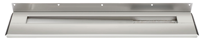 Unidrain 1004 Afløbsarmatur 700mm med bagvæg vægflange og sideudløb til højre