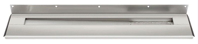 Unidrain 1004 Afløbsarmatur 800mm med bagvæg vægflange og sideudløb til højre