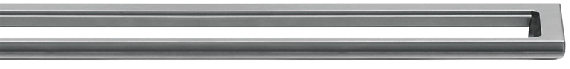 Unidrain Classicline ramme 300 mm, H 10 mm. Rustfrit stål/Børstet