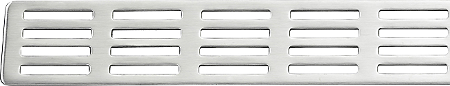 Unidrain Classicline Stripe rist 1200mm. Børstet