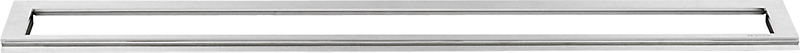Unidrain HighLine ramme 1000 mm, H 15 mm. Børstet rustfri stål