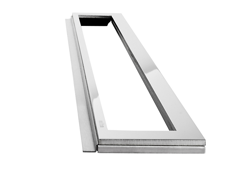 Unidrain HighLine ramme 1200 mm, H 10 mm. Rustfrit stål/Håndpoleret